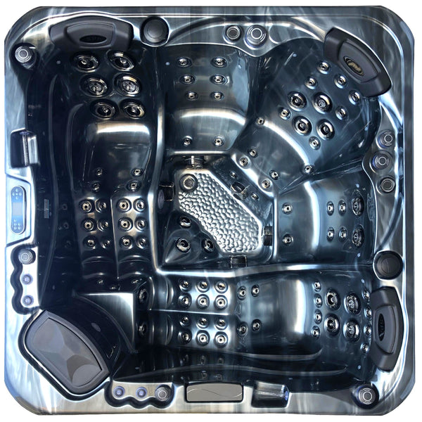 Spa Solutions Whirlpools Whirlpool Platinum Black Silver 2024