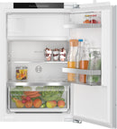 Bosch refrigerator series 6, installation with freezer, 88 x 56 cm, flat hinge with soft feed