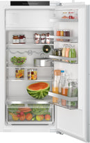 Bosch refrigerator series 6, installation with freezer, 122.5 x 56 cm, flat hinge with soft feed, right