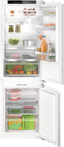 Bosch cooling / freezer combination series 6, installation, 177.2 x 55.8 cm, flat hinge with soft feed, right