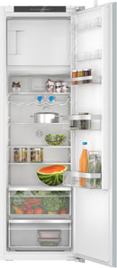 Bosch refrigerator series 4, installation with freezer, 177.5 x 56 cm, flat hinge, right