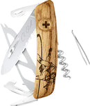 Swiza cutting tools royal knife stucki oak large