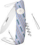 SWIZA Schneidwerkzeuge Taschenmesser Edelweiss Blau Small