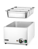Hendi Bain-Marie Set: Ranger + 3x GN 1/3 Häch 230V/1000W