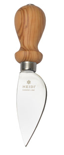 Coltello da formaggio a formaggio heidi per formaggio parmigiano pavia legno oliva 7 cm
