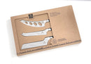 Heidi Cheese Line Käsemesser 3er Set von Käsemessern mit Edelweiss-Kropf