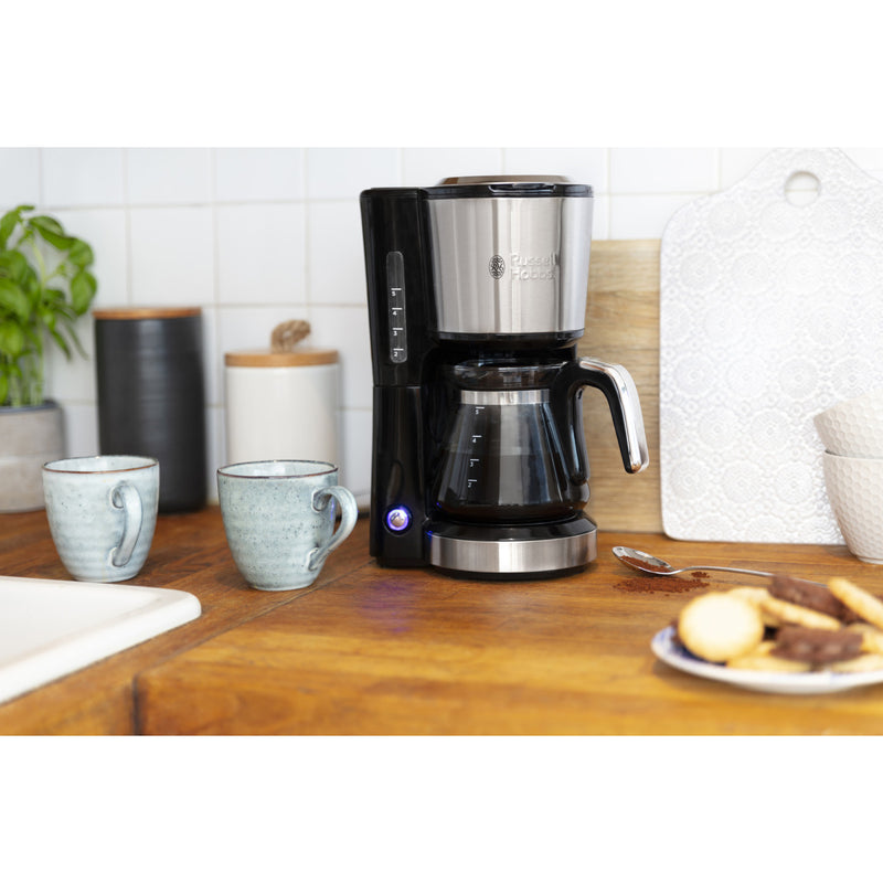 RUSSELL HOBBS Kaffeemaschine 24210-56 Compact Home Mini-Glas-