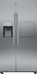 Siemens Side-by-side IQ500, American A bordo lato, 178,7 x 90,8 cm, stampa antielibile in acciaio spazzolato
