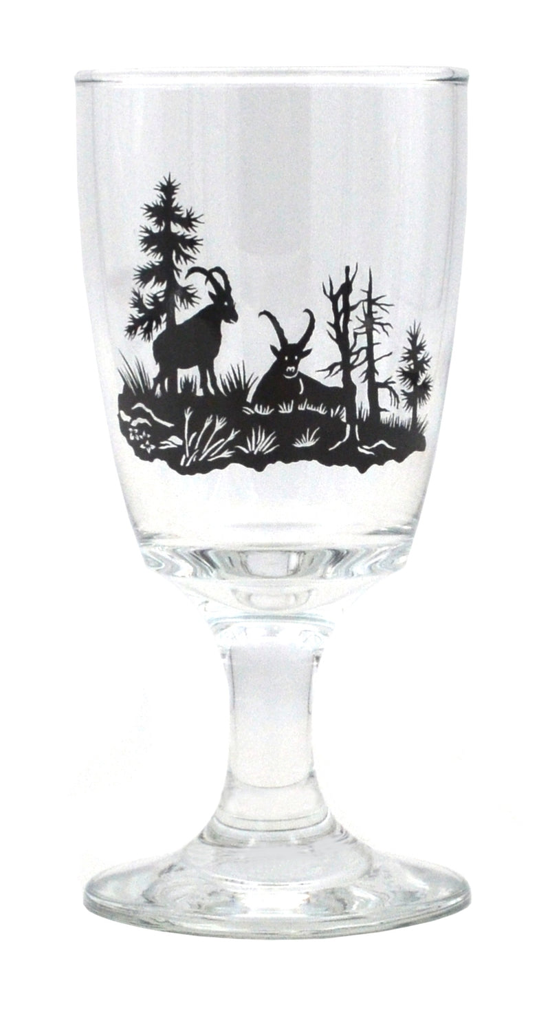Heidi Cheese Line Glas CUT Kaffeeglas Steinbock 2dl