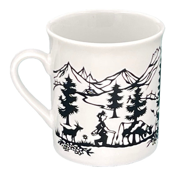 Heidi Cheese Line Glas CUT Kaffee Tasse 120 Ml