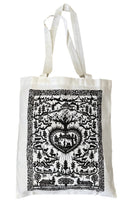 Heidi Cheese Line accessories cut cotton bag 41 x 37 cm