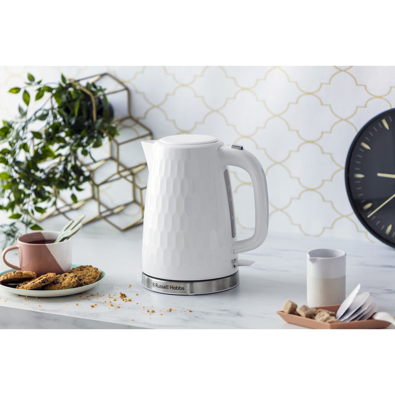 RUSSELL HOBBS Wasserkocher 26050-70 Honeycomb weiss