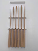 Heidi Cheese Line Besteck 6 Fondue-Bourguignonne-Spiessli aus Buche FSC