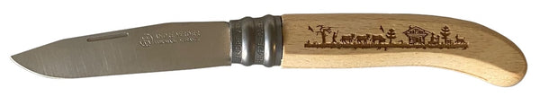 Heidi Cheese Line Messer Alpen Klappmesser N°8 Buche