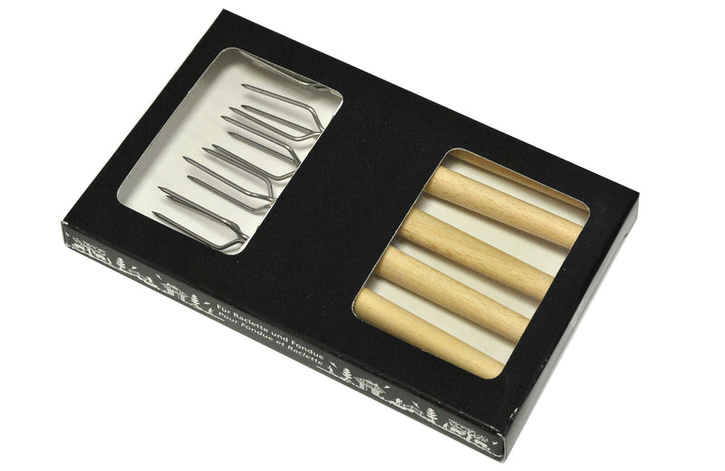 Heidi Cheese Line Potato Forks Garnitur 6 de Beech Light