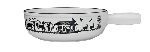 Heidi Cheese Line Zubehör Alpes Caquelon Guss weiss Ø 21 cm