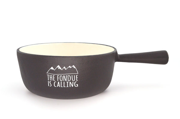 Heidi Cheese Line Zubehör CALLING Caquelon schwarz 20cm