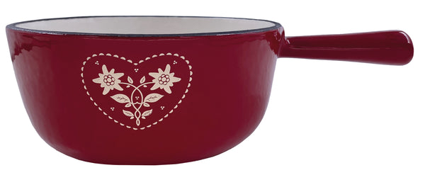 Heidi Cheese Line Caquelon FOLK rot 18 cm