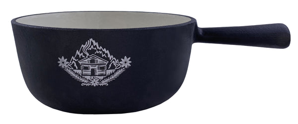 Heidi Cheese Line Caquelon CHALET schwarz 22 cm