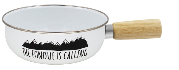 Heidi Cheese Line Zubehör FONDUE IS CALLING Caquelon emailliert 21cm