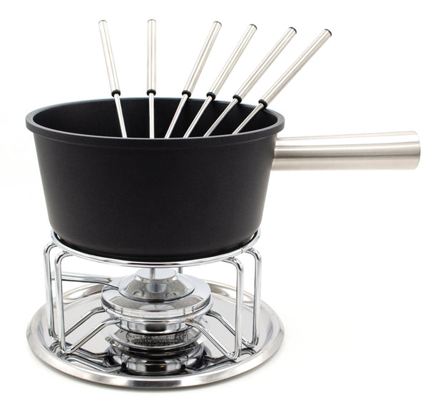 Heidi Cheese Line Zubehör Fondue-Set Aluminium schwarz 21cm