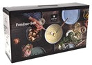 Heidi Cheese Line Zubehör Fondue-Set Aluminium schwarz 21cm