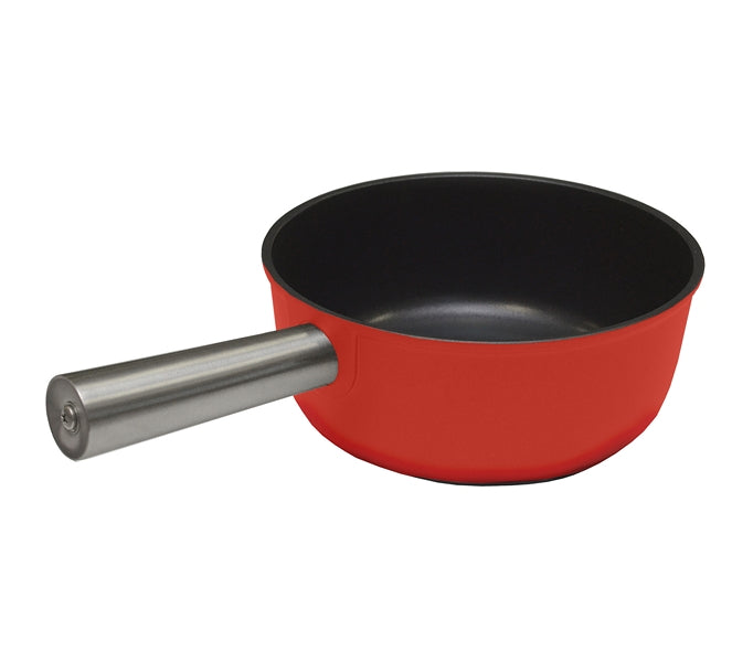 Heidi Cheese Line Zubehör Caquelon aus Aluminium rot Ø 21 cm, H 90 mm 2.4 Lt.