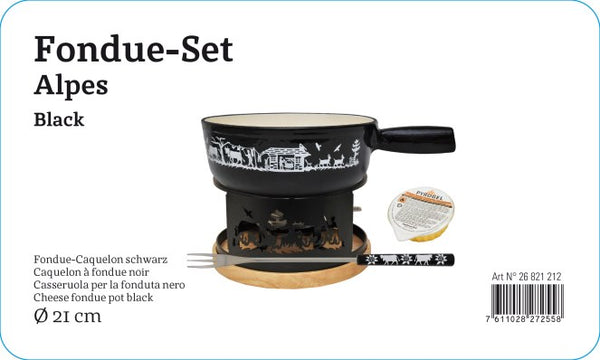 Heidi Cheese Line Zubehör ALPES Fondue-Set 9-tlg BC