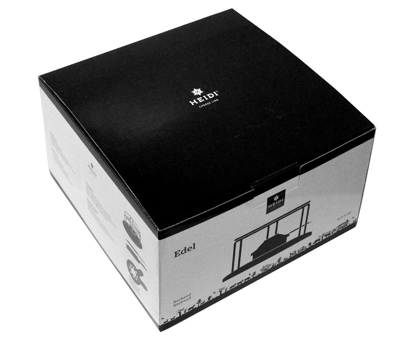 Heidi Cheese Line Zubehör Edel Fondue-Set Rechaud schwarz