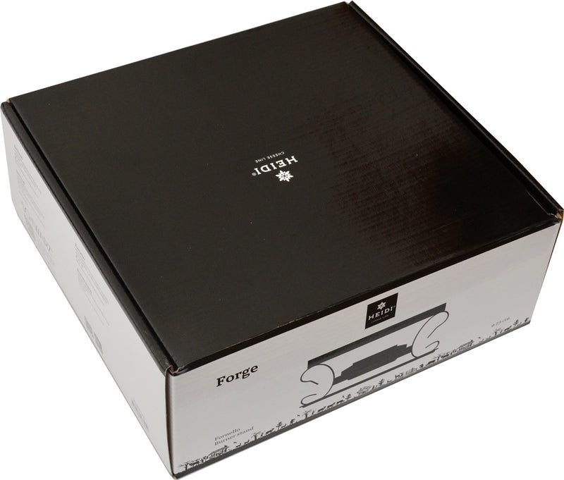 Heidi Cheese Line Zubehör FORGE Rechaud schwarz+Brenner