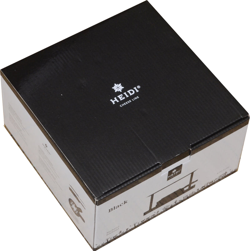 Accessori per linea di formaggio Heidi Black Rechaud Schwarz con bruciatore Ø 20,5 cm