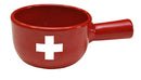 Accessori per linee di formaggio Heidi Caquelon fatta di rosso ceramico rosso Ø 12 cm