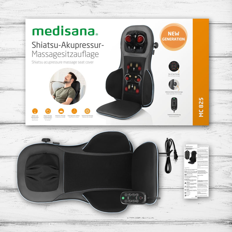 Medisana Massagesitzauflage MC825 schwarz/blau