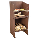 Nouvel Cheminée Feuersäule Corten