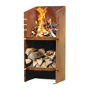 Nouvel Cheminée Feuersäule Corten