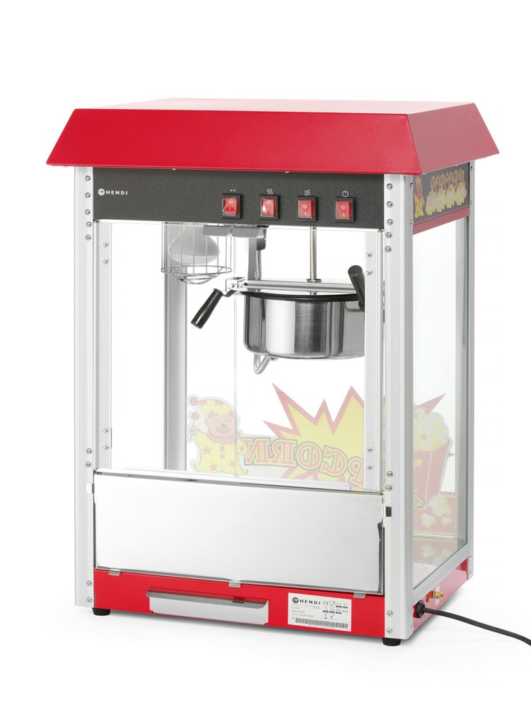 HENDI Popcorn-Maschine Schwarz 230V/1500W