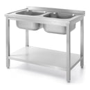 HENDI Spültisch 100 x 60 x 85 cm