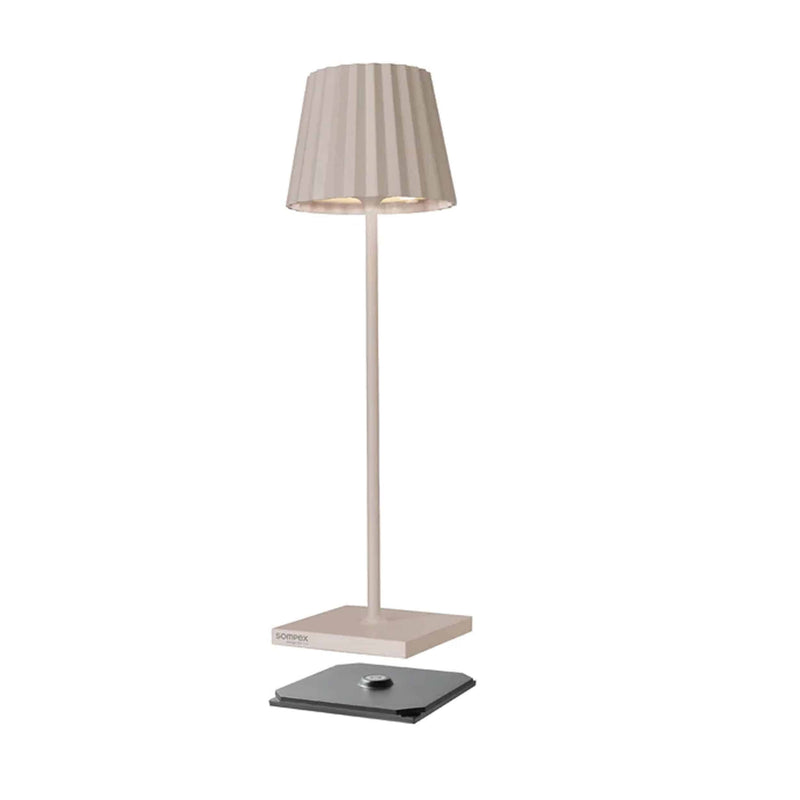 Sompex Tischlampe TROLL 2.0 beige, 38cm