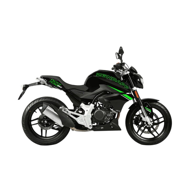 Zündapp motorcycle ZRN 125 Naked ABS, 105 km/h, green