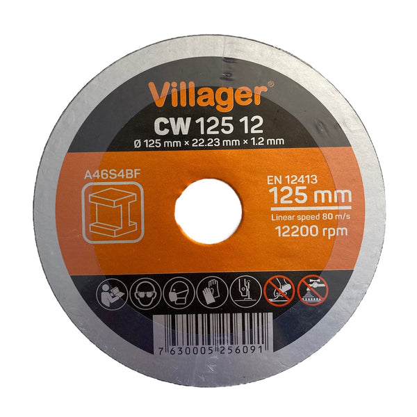 Villager separator for metal 125*1.2 mm, 10 pcs.