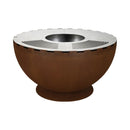 Nouvel Feuerschale Grillkugel Firebowl 80, gerostet