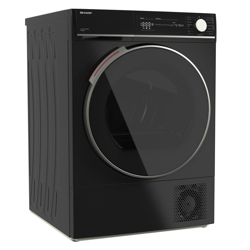 Sharp Dryer Taute 7kg, KD-NH7S9GB21-DE, A ++, Black