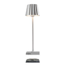 Sompex Tischlampe Troll nano silber, 21cm