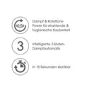 MediaShop Dampfreiniger Livington Steam Twister weiss