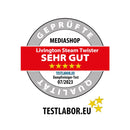 MediaShop Dampfreiniger Livington Steam Twister weiss