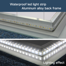 Spa Solutions LED Spiegel Mirrora High End With all functions 180 cm x 80 cm