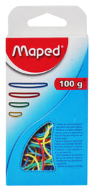 Maped Büro / Papeterie Gummiringe farbig sortiert 100g