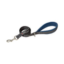 Freedog Short Leash Shiva Made di nylon blu 120x2,5 cm