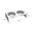 Flamingo Hund zu Hause Napfbar Kobushi 2x650ml