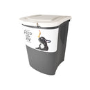 Flamingo Dog a casa Contenitore di stoccaggio Cibo secco 38L / 14 kg